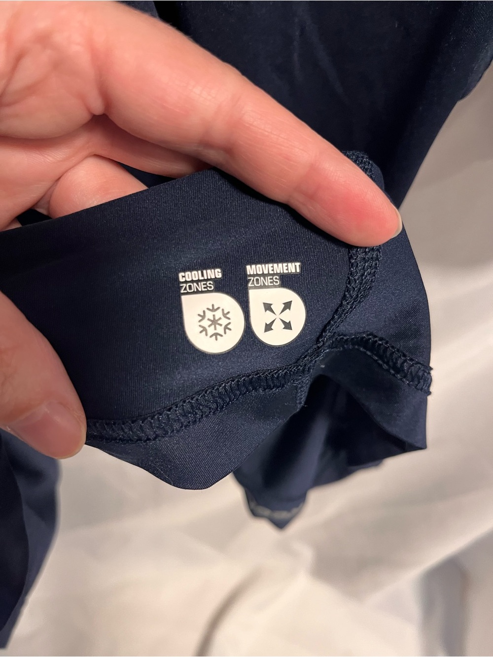 Reebok Navy Athletic Tee - Picture 4 of 8